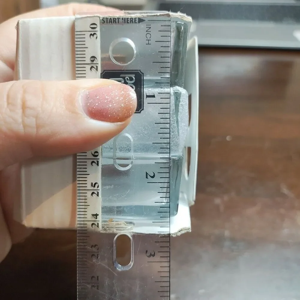 FYRKANTIG IKEA Glass container x3